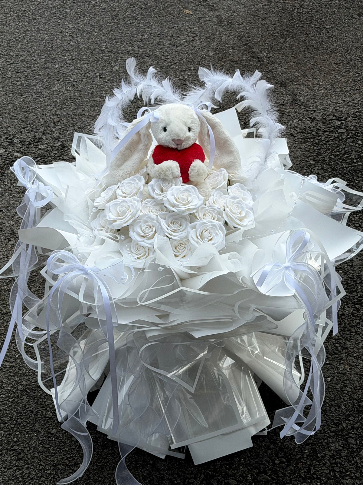 Angelic Snowy Bunny