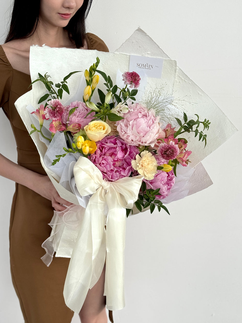 Velour Peony – Fresh Flower Bouquet